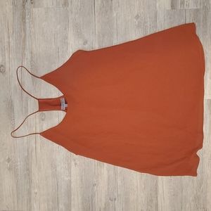 Be Cool Burnt Orange Woven Cami